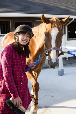楽しかった初めての乗馬体験♪